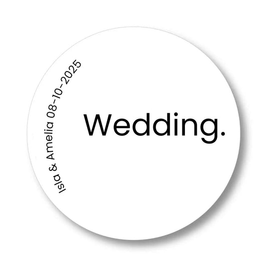 White Personalised Coasters