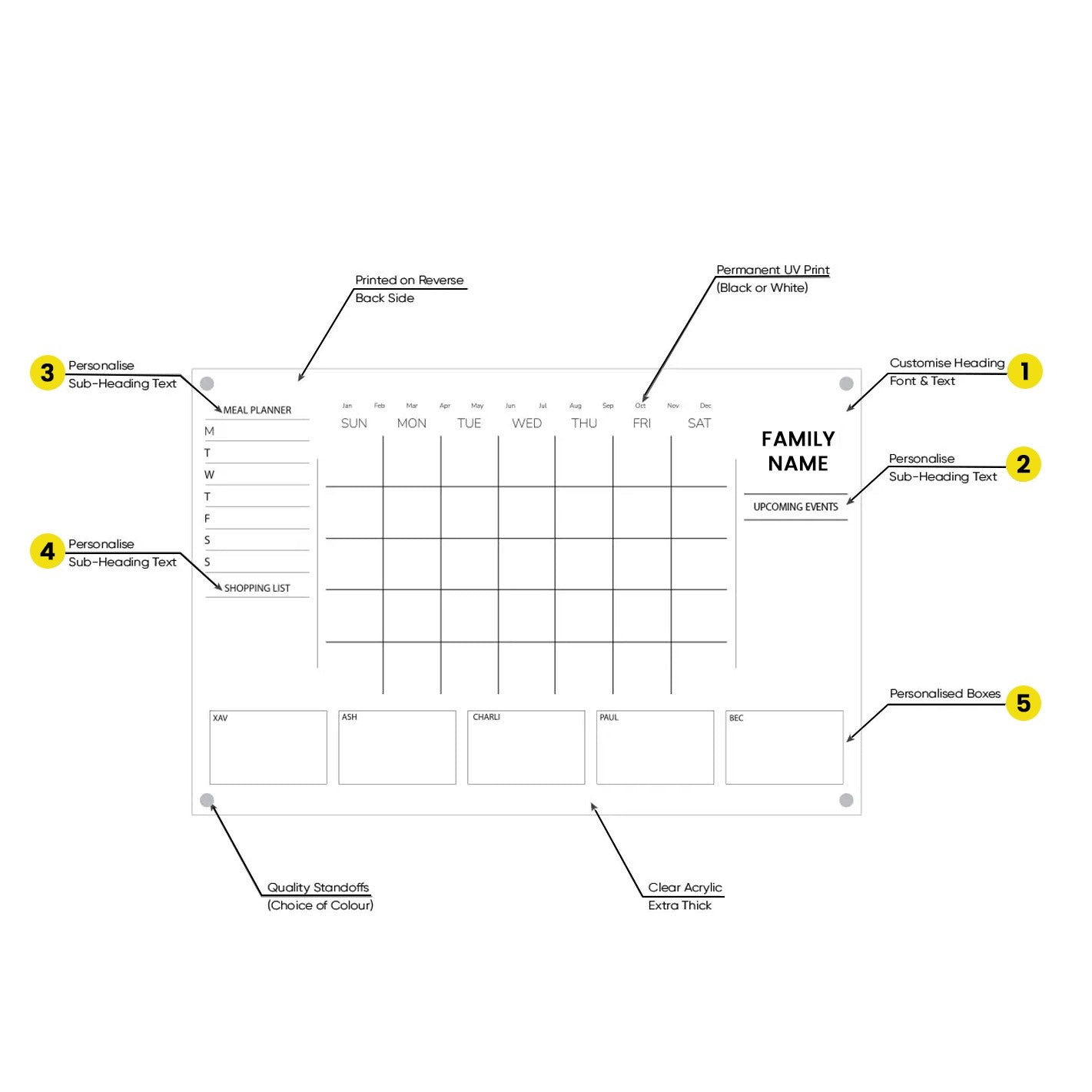 Acrylic Planner