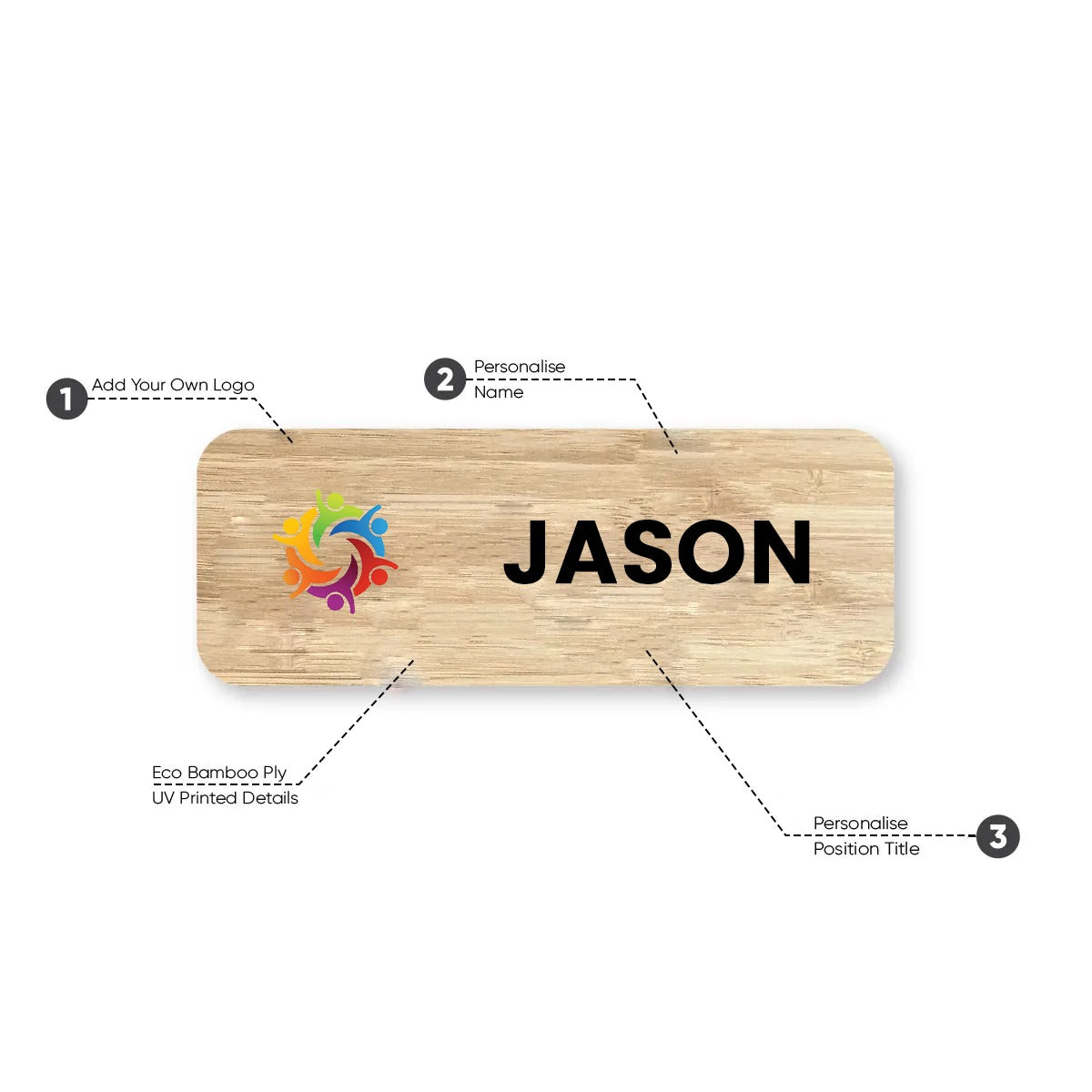 Bamboo Name Badges