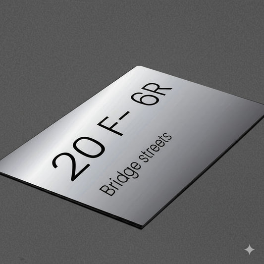 Home Address Plaque -One