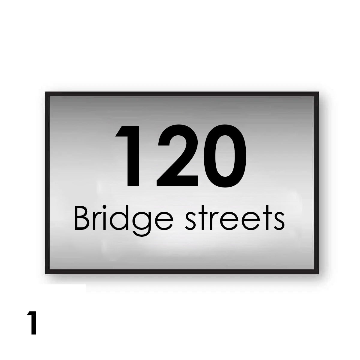 Home Address Plaque -One
