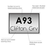 Home Address Plaque -One
