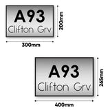 Home Address Plaque -One