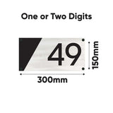 House Number Sign - Rectangle