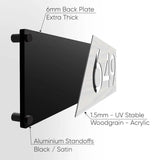 House Number Sign - Rectangle