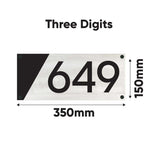 House Number Sign - Rectangle