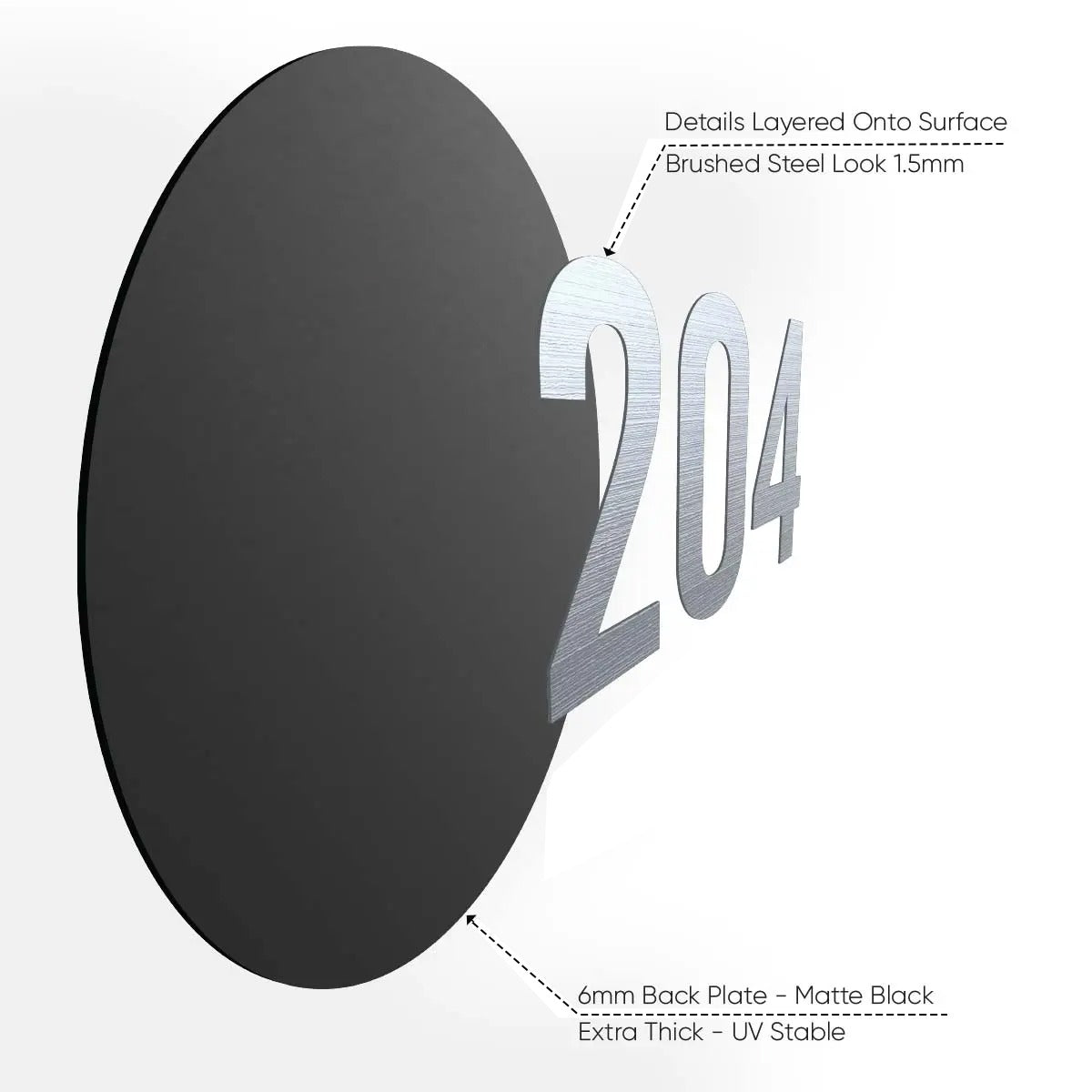 Modern Home Address Sign