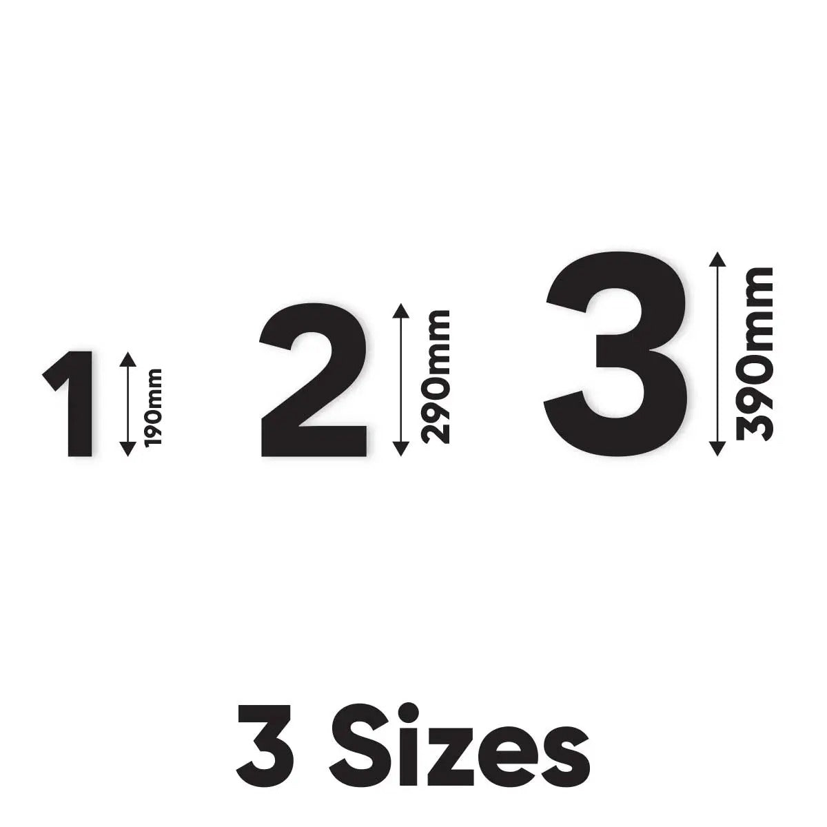 Modern House Numbers