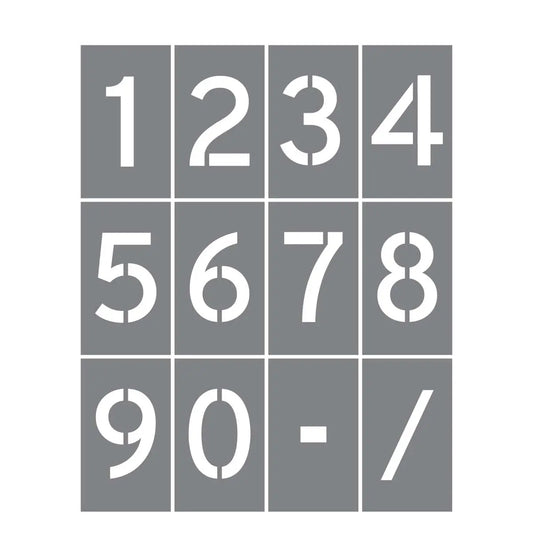 Number Stencils