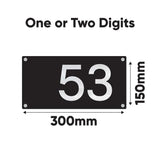 Rectangle House Number