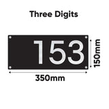Rectangle House Number