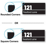 Rectangle House Number Plaque