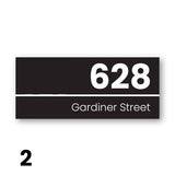 Rectangle House Number Plaque