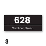 Rectangle House Number Plaque