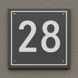 Square House number Sign