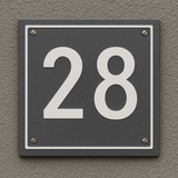 Square House number Sign