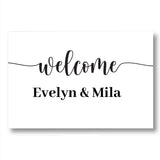 Wedding Welcome Sign – Frosted