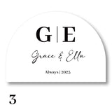 Wedding Welcome Sign – Deluxe Frosted