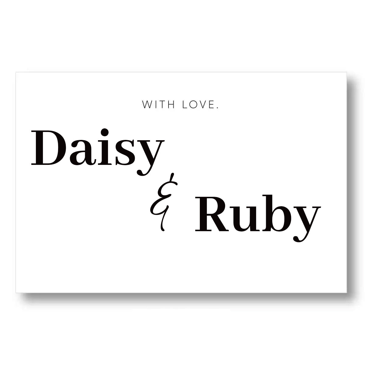 Welcome Wedding Sign – Frosted Acrylic